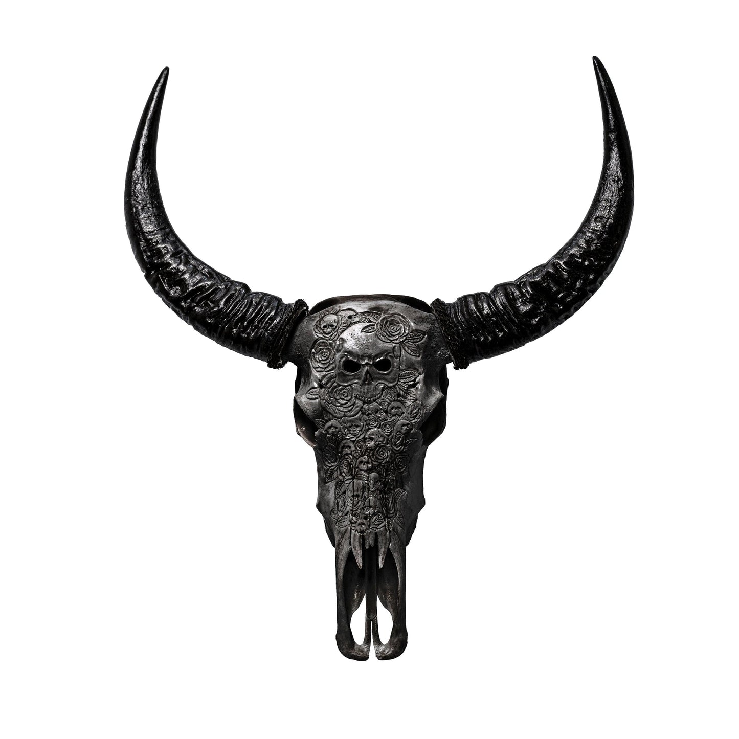 Hand-Carved Buffalo Skull | Thorn