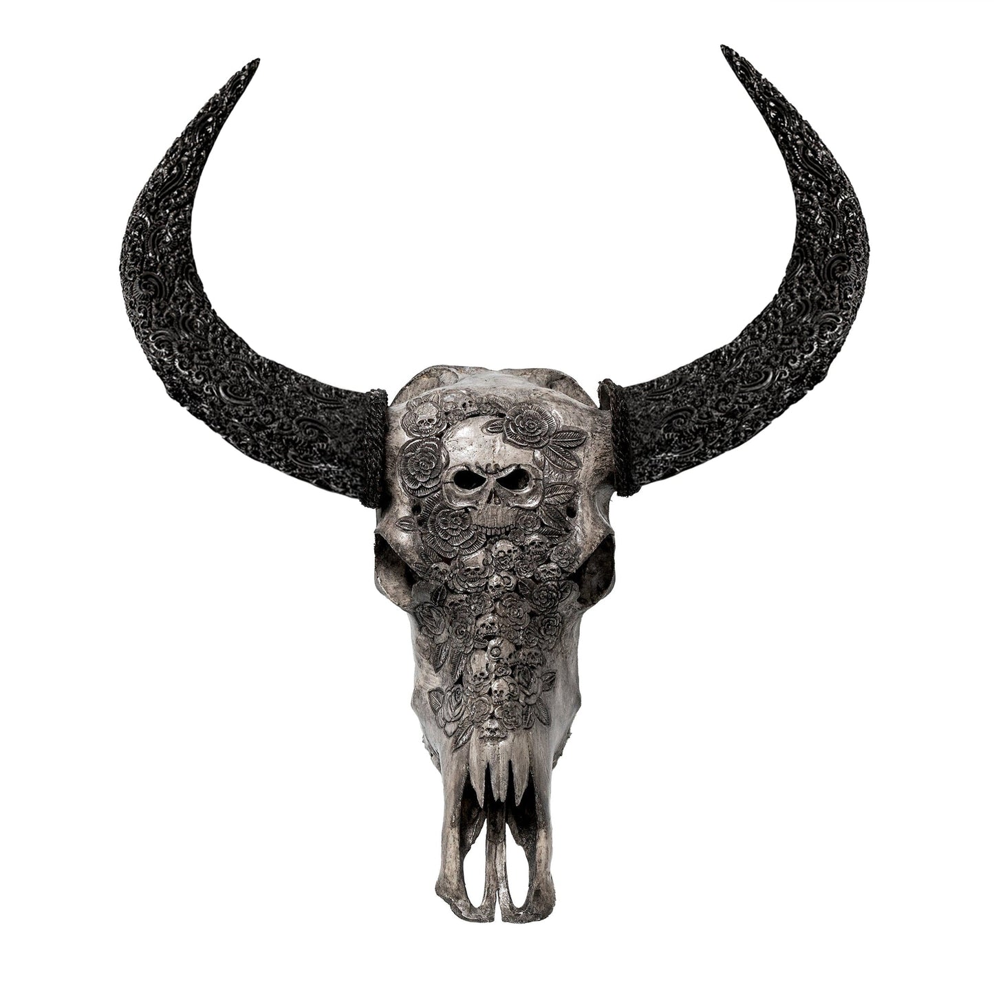 Hand-Carved Buffalo Skull | Thorn