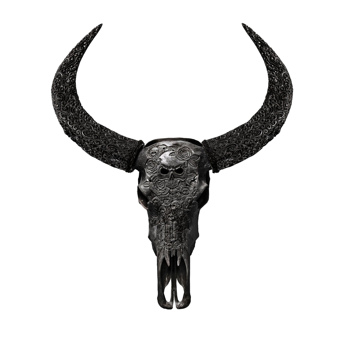 Hand-Carved Buffalo Skull | Thorn