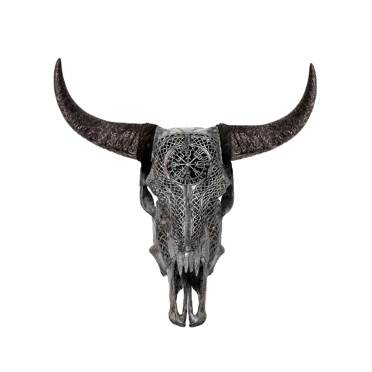 Hand-Carved Cow Skull | Vegvísir